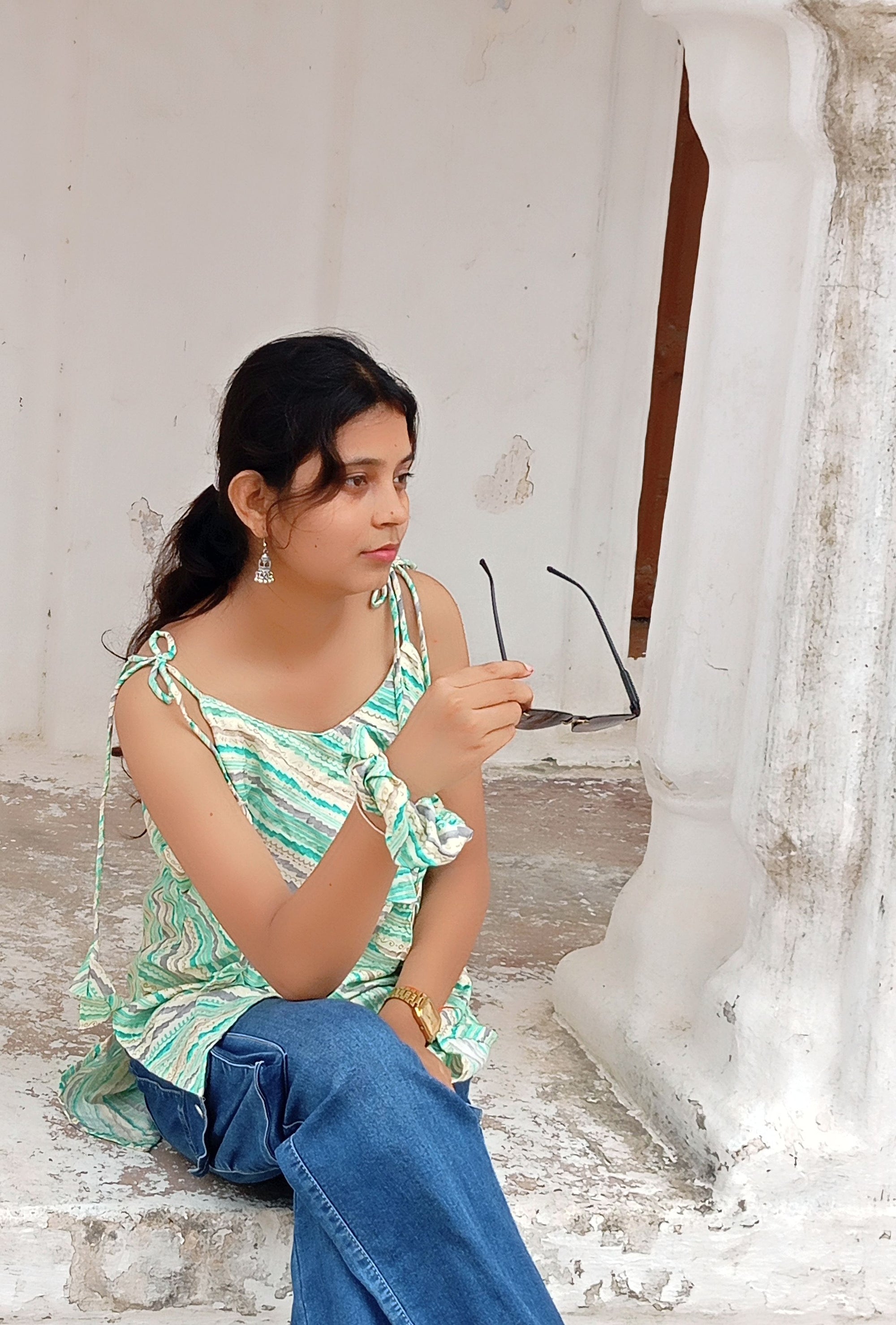 Pankhuri Edition - Noodle Strap Kurti